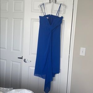 David’s Bridal Chiffon cocktail attire dress